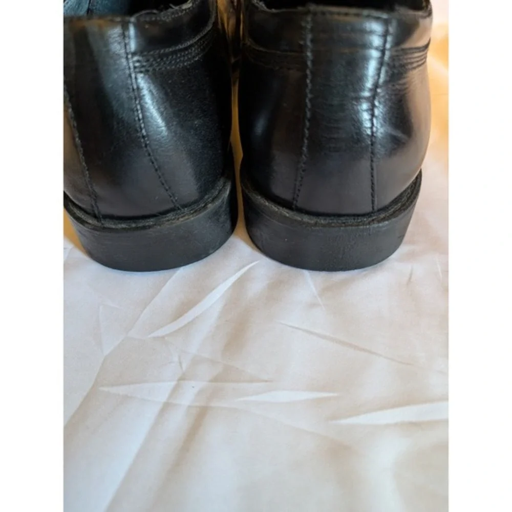 Steve‎ Madden Men's Black Leather Dress Shoes, Size 9